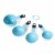 KitchenAid® Measuring Cups - Aqua Sky Perspective: front