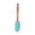 KitchenAid Bamboo Handle Mixer Spatula - Aqua Sky Perspective: front