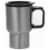 Maxam Stainless Steel Travel Mug with Tapered Bottom to Fit Most Cup Holders 14-Ounce Perspective: front