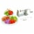 Maxam Vegetable Spiral Slicer for Decorative Fun Flair on the Dinner Plate Stainless Steel Perspective: front