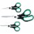 Maxam Household Scissor Set with Soft-Touch Handels for a Safe Comfortable Grip 3-Pieces Perspective: front