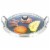 Chef's Secret by Maxam 12-Element Stainless Steel Round Griddle Perspective: front