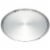 Maxam Stainless Steel Pizza Pan Perspective: front