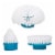 Fityle 3 x Turbo Scrub Electric Cleaning Brush Head Cleaner Tile Clean Bathroom Kit Perspective: front