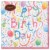 Caspari Happy Birthday Paper Luncheon Napkin Perspective: front