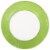 Caspari Paper Plates Moss Green Perspective: front