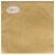 Caspari Gold Paper Linen Cocktail Napkins Perspective: front