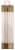 Caspari Slim Birthday Candles - White/Gold Perspective: front