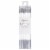 Caspari White/Silver Slim Birthday Candles Perspective: front