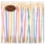 Caspari Candles Paper Cocktail Napkins Perspective: front