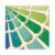 Caspari Color Wheel Napkins Perspective: front