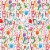 Caspari® Confetti & Balloons & Hats Happy Birthday Wrapping Paper Perspective: front