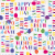 Caspari® Happy Birthday Balloons Wrapping Paper Perspective: front