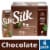 Silk Dairy Free Shelf Stable Chocolate Soy Milk Perspective: front