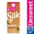Silk Dairy Free Unsweetened Creamy Cashew Milk Half Gallon Perspective: front