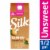Silk Dairy Free Unsweetened Creamy Cashew Milk Half Gallon Perspective: front