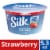 Silk Strawberry Almond Milk Yogurt Alternative Cup Perspective: front