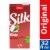 Silk Dairy Free Shelf Stable Original Soy Milk Quart Perspective: front