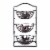 Mikasa Gourmet Basics 3-Tier Rooster Hanging Basket Perspective: front