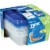 Ziploc® Square BPA-Free Plastic Snap Seal Food Storage Container - 4 pack Perspective: front