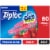 Ziploc® Quart Storage Bags with Stay Open Technology Perspective: front