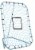 Franklin MLB Adjustable Infinite Angle Return Net - Black/Blue Perspective: front