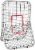 Franklin MLB Junior Deluxe Training Net - Black/Red Perspective: front