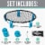 Franklin Spyderball Game Set - Black / Blue Perspective: front