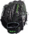 Franklin Fastpitch Pro Series Right-Handed Softball Fielding Glove - Black/Lime Perspective: front