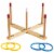 Franklin® Wooden Ring Toss Perspective: front