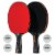 Franklin Pro Carbon Core Table Tennis Set Perspective: front