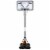 Franklin Adjustable Basketball Hoop - Black/White Perspective: front