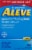 Aleve Pain Reliever & Fever Reducer Naproxen Sodium Gelcaps Perspective: front