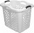 Home Logic 2-Bushel Laundry Hamper - White Perspective: front