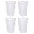 Hefty Touch Lid Trashcan - White Perspective: front