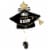 Congrats to the Grad Oversized Helium Filled Balloon Perspective: front