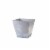 Novelty Manufacturing 246480 14.5 in. Rectangle Ella Flower Box, Gray Perspective: front