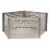 Sportsman Series Portable 5 Panel Interlocking Stainless Steel Fire Pit Perspective: front