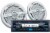 Sony Marine Digital Media Receiver with Bluetooth Capability and Two Speakers Perspective: front