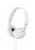 Sony Stereo Headphones - White Perspective: front