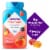 vitafusion Fiber Well Sugar Free Fiber Berry and Peach Flavored Supplement Gummy 5g Perspective: front