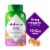 vitafusion Sugar Free Melatonin Peach & White Tea Flavored Sleep Support Gummy Supplement 3mg Perspective: front