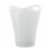 Umbra 082857-661 2.25 gal Garbino Can Gloss, Metallic White Perspective: front