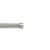 Umbra Cappa Adjustable Single Curtain Rod Set in Nickel/Silver Perspective: front
