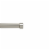 Umbra Cappa Adjustable Single Curtain Rod Set in Nickel/Silver Perspective: front