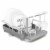 Umbra® Holster Dish Rack in Charcoal Perspective: front