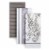 Martha Stewart Printed Iris Kitchen Towels - 3 Pack - Gray Perspective: front