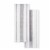 Martha Stewart Morris Striped Kitchen Towels - White/Gray Perspective: front