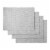 Martha Stewart Honeycomb Rectangle Placement - Gray Perspective: front