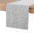 Martha Stewart Honeycomb Table Runner - Gray Perspective: front
